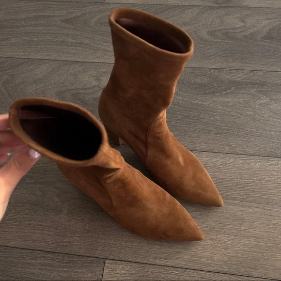 NEW Stuart Weitzman Suede Boots - Picture 7 of 9